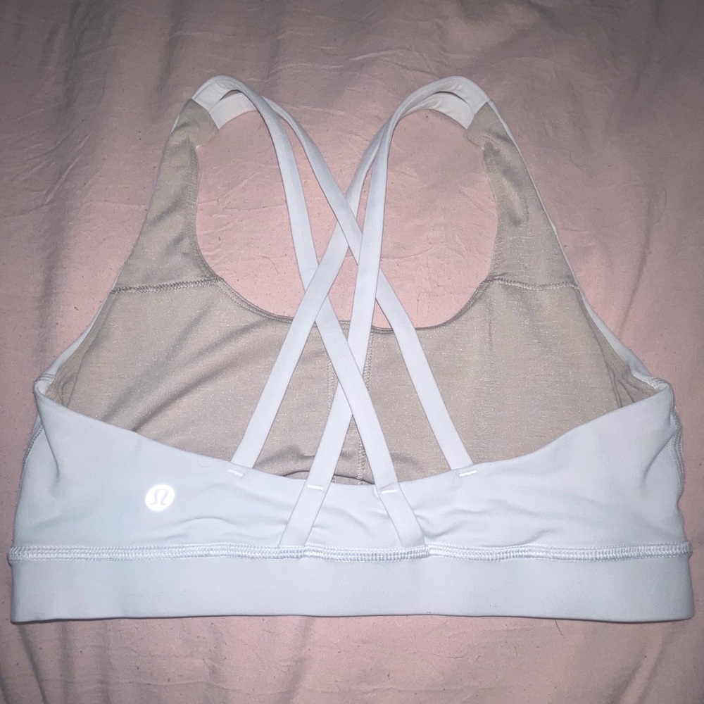 Lululemon, Size 6, Sports Bra, Razorback, Ivory White,